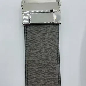 $350 MCM Sea Turtle Green Visetos Canvas M Buckle Reversible Belt MCM | Accessories | Mcm Greensilver Claus M Reversible Belt  main image 3